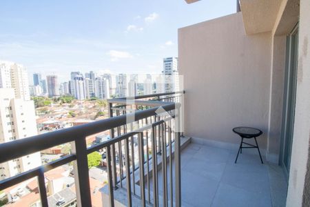 Varanda de kitnet/studio para alugar com 1 quarto, 25m² em Santo Amaro, São Paulo