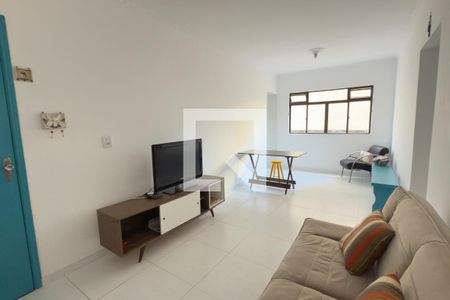 Sala de apartamento para alugar com 1 quarto, 50m² em Aviação, Praia Grande