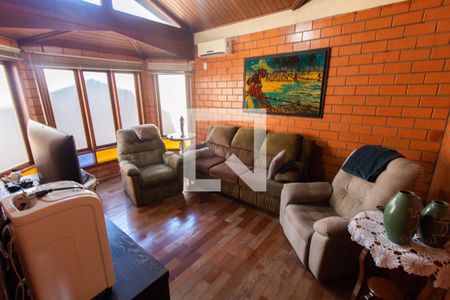 Sala de casa de condomínio para alugar com 3 quartos, 283m² em Chácara São Rafael, Campinas