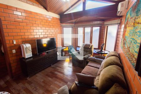 Sala de casa de condomínio para alugar com 3 quartos, 283m² em Chácara São Rafael, Campinas