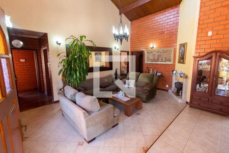 Sala de casa de condomínio para alugar com 3 quartos, 283m² em Chácara São Rafael, Campinas