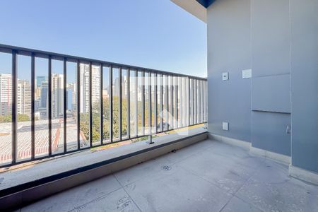 Varanda do Studio de apartamento para alugar com 1 quarto, 14m² em Vila Clementino, São Paulo