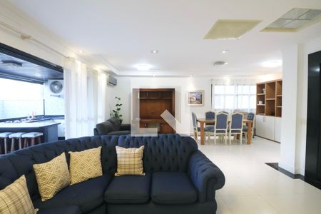 Sala de apartamento para alugar com 5 quartos, 200m² em Barra Funda, Guarujá