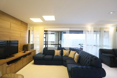 Sala de apartamento para alugar com 5 quartos, 200m² em Barra Funda, Guarujá