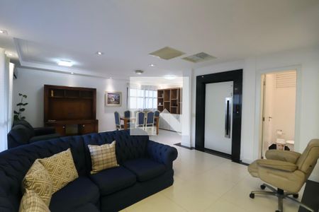 Sala de apartamento para alugar com 5 quartos, 200m² em Barra Funda, Guarujá