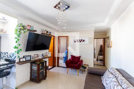 Sala de apartamento à venda com 3 quartos, 128m² em Vila Claudio, Santo André