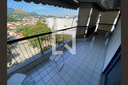Varanda - Sala de apartamento à venda com 3 quartos, 154m² em Anil, Rio de Janeiro