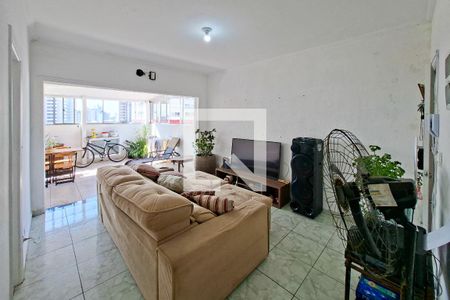 Sala de apartamento para alugar com 3 quartos, 200m² em Nova Mirim, Praia Grande