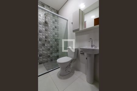 Banheiro de kitnet/studio para alugar com 1 quarto, 40m² em Santo Amaro, São Paulo