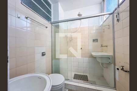 Banheiro da Suíte de apartamento à venda com 1 quarto, 35m² em Botafogo, Rio de Janeiro
