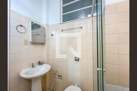 Banheiro da Suíte de apartamento à venda com 1 quarto, 35m² em Botafogo, Rio de Janeiro