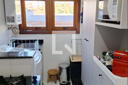 Cozinha e Área de Serviço de apartamento à venda com 1 quarto, 41m² em Moinhos de Vento, Porto Alegre