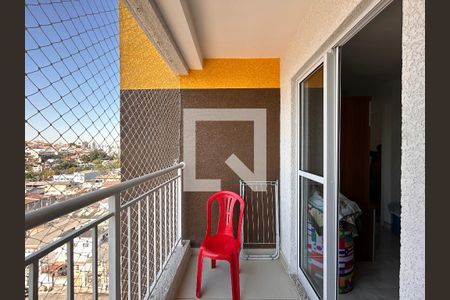 Varanda da Sala de apartamento à venda com 2 quartos, 40m² em Vila Palmeiras, São Paulo