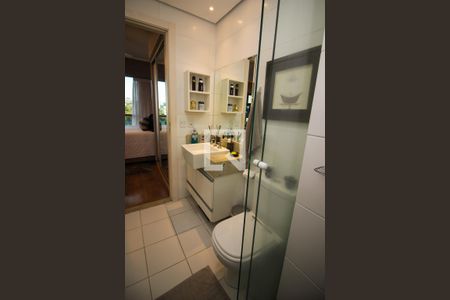 Banheiro Social de kitnet/studio para alugar com 1 quarto, 42m² em Praia de Belas, Porto Alegre