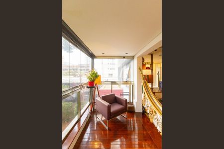 Sala de Estar Varanda de apartamento à venda com 1 quarto, 104m² em Santo Amaro, São Paulo