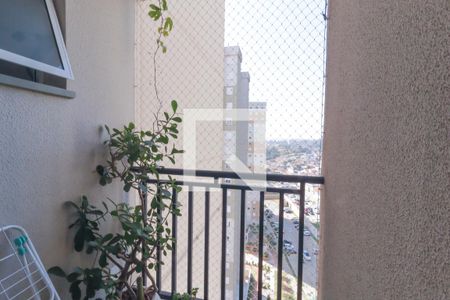 Varanda da Sala de apartamento à venda com 2 quartos, 52m² em Vila Progresso, Jundiaí