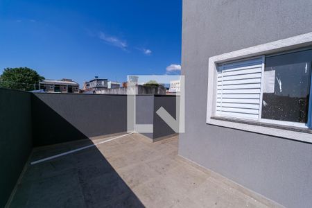 Varanda da Sala/Cozinha de apartamento para alugar com 2 quartos, 42m² em Jardim Nordeste, São Paulo