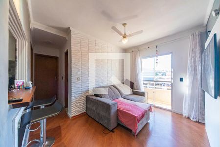 Sala de apartamento à venda com 2 quartos, 63m² em Vila Apiai, Santo André