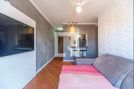 Sala de apartamento à venda com 2 quartos, 63m² em Vila Apiai, Santo André