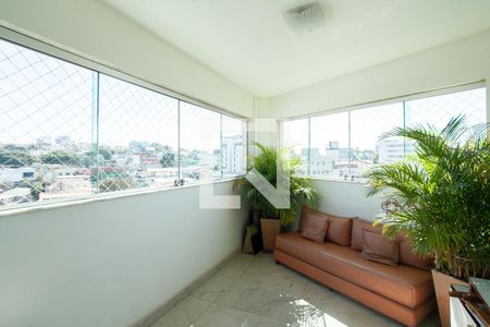 Varanda da Sala de apartamento para alugar com 4 quartos, 121m² em Santa Ines, Belo Horizonte