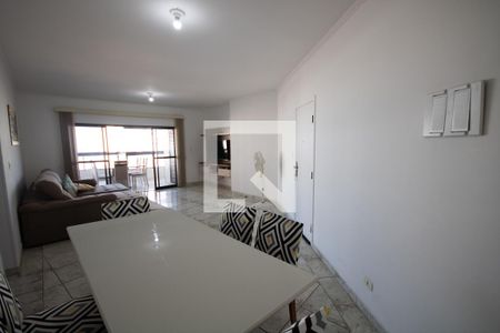 Sala de apartamento para alugar com 3 quartos, 120m² em Nova Mirim, Praia Grande