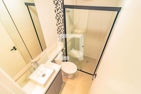 Banheiro Social de kitnet/studio à venda com 1 quarto, 24m² em Parque Jabaquara, São Paulo