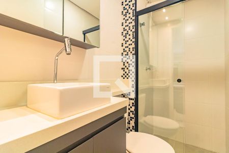 Banheiro Social de kitnet/studio à venda com 1 quarto, 24m² em Parque Jabaquara, São Paulo