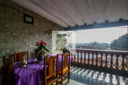 Varanda da Sala de casa para alugar com 3 quartos, 236m² em Vila Lutécia, Santo André