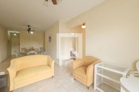 Sala de apartamento para alugar com 3 quartos, 96m² em Tortuga, Guarujá