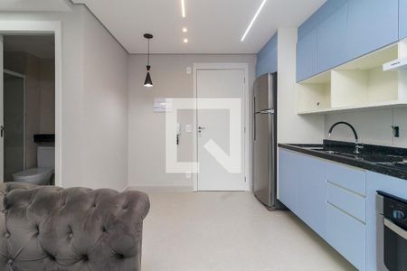 Sala/Cozinha de apartamento à venda com 2 quartos, 37m² em Jardim Caravelas, São Paulo