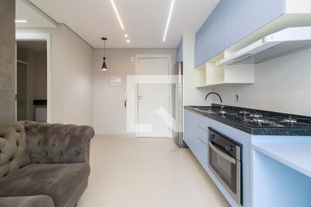Sala/Cozinha de apartamento à venda com 2 quartos, 37m² em Jardim Caravelas, São Paulo