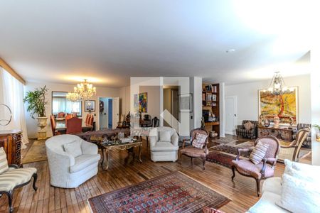 Sala de apartamento para alugar com 3 quartos, 230m² em Higienópolis, São Paulo