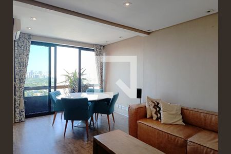 Sala de apartamento para alugar com 1 quarto, 82m² em Jardim America, São Paulo