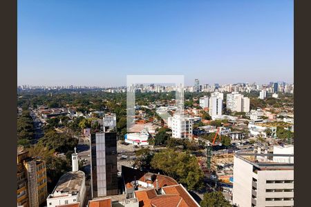 Vista da varanda de apartamento para alugar com 1 quarto, 82m² em Jardim America, São Paulo