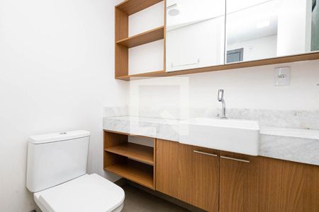 Banheiro de kitnet/studio para alugar com 1 quarto, 24m² em Consolação, São Paulo