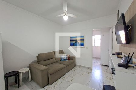 Sala/Cozinha de apartamento para alugar com 1 quarto, 50m² em Nova Mirim, Praia Grande