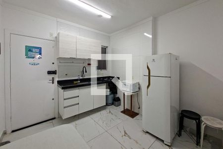 Sala/Cozinha de apartamento para alugar com 1 quarto, 50m² em Nova Mirim, Praia Grande