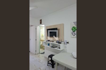 Sala/Cozinha de apartamento para alugar com 1 quarto, 50m² em Nova Mirim, Praia Grande
