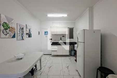 Sala/Cozinha de apartamento para alugar com 1 quarto, 50m² em Nova Mirim, Praia Grande