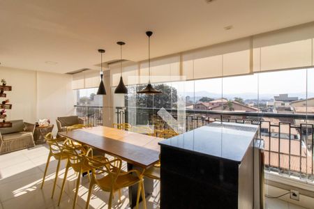 Varanda Gourmet de apartamento à venda com 4 quartos, 137m² em Vila Rosalia, Guarulhos