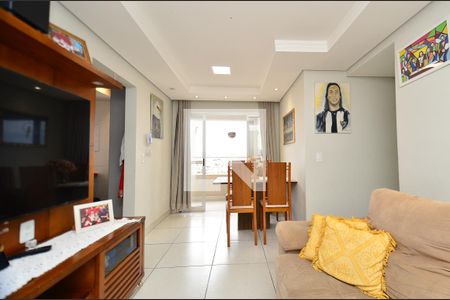 Sala de apartamento à venda com 3 quartos, 78m² em São Geraldo, Belo Horizonte