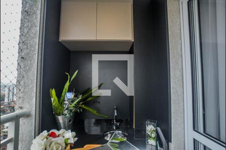 Varanda da Sala de apartamento para alugar com 2 quartos, 50m² em Vila Leopoldina, Santo André