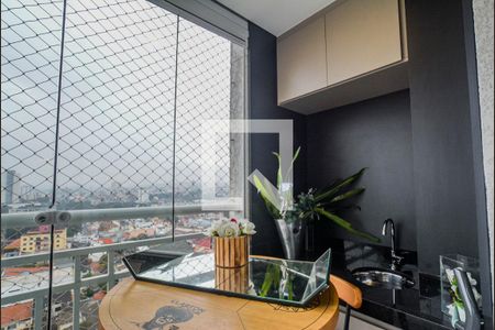 Varanda da Sala de apartamento para alugar com 2 quartos, 50m² em Vila Leopoldina, Santo André