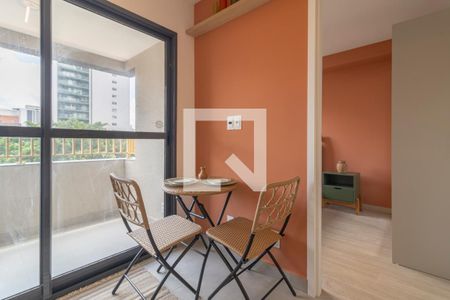 Sala de apartamento para alugar com 1 quarto, 26m² em Vila Olímpia, São Paulo
