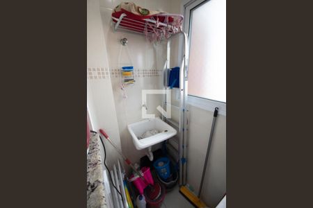 Área de Serviço de apartamento para alugar com 1 quarto, 56m² em Vila Caiçara, Praia Grande