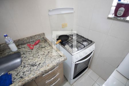 Cozinha de apartamento para alugar com 1 quarto, 56m² em Vila Caiçara, Praia Grande