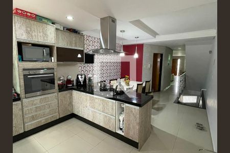 Cozinha de casa à venda com 3 quartos, 250m² em Vila Dora, Santo André