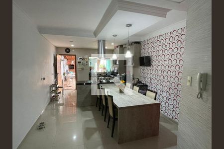 Sala de Jantar de casa à venda com 3 quartos, 250m² em Vila Dora, Santo André