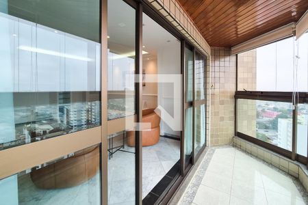 Varanda da Sala de apartamento para alugar com 4 quartos, 440m² em Vila Sao Joao, São Bernardo do Campo