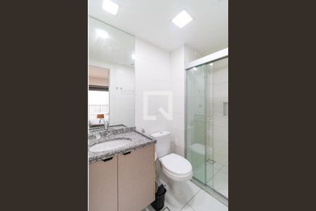 Banheiro de kitnet/studio à venda com 1 quarto, 33m² em Pompeia, São Paulo